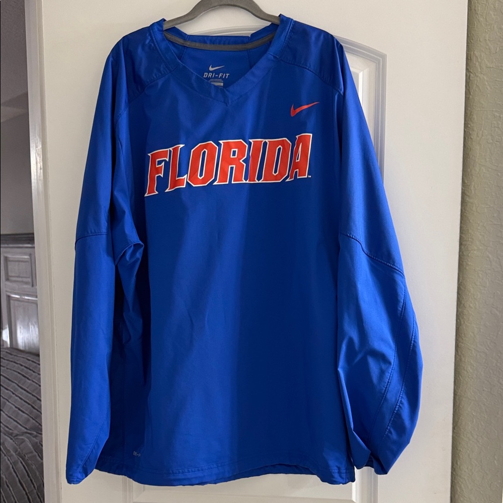 Nike Blue Florida Gators Coach’s Pullover size XXL